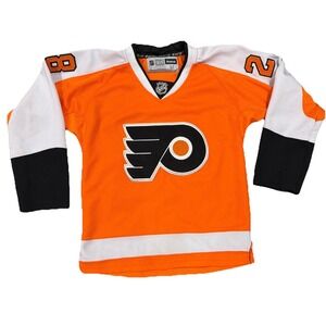 Philadelphia Flyers Reebok Authentic Game Jersey Claude Giroux 28 Youth Medium
